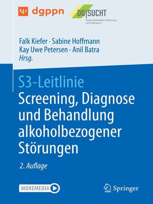cover image of S3-Leitlinie Screening, Diagnose und Behandlung alkoholbezogener Störungen
